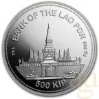 1 Unze Silbermünze Laos Tiger 2020