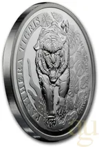 1 Unze Silbermünze Laos Tiger 2020