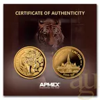 1 Unze Goldmünze Laos Tiger 2020