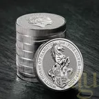 2 Unzen Silbermünze Queens Beasts White Horse 2020