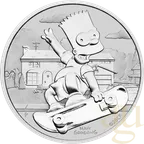 1 Unze Silbermünze Tuvalu Bart Simpson 2020