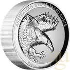 5 Unzen Silbermünze Australien Wedge Tailed Eagle 2020 Incused High Relief - polierte Platte