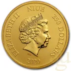 1 Unze Goldmünze Niue Celestial Animals - The Red Phoenix 2020