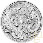 10 Unzen Silbermünze Australien Drache & Tiger 2020