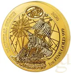 1 Unze Goldmünze Ruanda Nautical Serie - Mayflower 2020