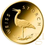 20 Euro Goldmünze Heimische Vögel - Weißstorch 2020 (A)