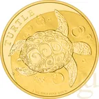 1 Unze Goldmünze Niue Schildkröte 2021
