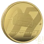 2 Unzen Goldmünze Großbritannien James Bond 007 Pay Attention - 2020 polierte Platte