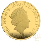 1 Unze Goldmünze Großbritannien James Bond 007 Shaken Not Stirred - 2020 polierte Platte