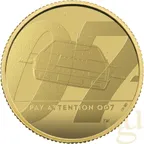 1/4 Unze Goldmünze Großbritannien James Bond 007 Pay Attention - 2020 polierte Platte
