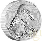 2 Unzen Silbermünze Australien Next Generation - Piedfort Kookaburra 2020