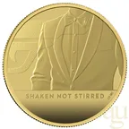 1 Unze Goldmünze Großbritannien James Bond 007 Shaken Not Stirred - 2020 polierte Platte