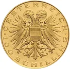 100 Schilling Goldmünze Republik Österreich 1929