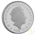 2 Unzen Silbermünze Großbritannien James Bond 007 Shaken Not Stirred - 2020 polierte Platte