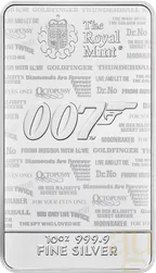 10 Unzen Silberbarren The Royal Mint - James Bond 007 - No Time To Die