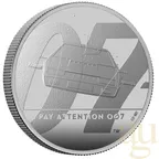 1 Unze Silbermünze Großbritannien James Bond 007 Pay Attention - 2020 polierte Platte