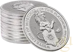 1 Unze Platinmünze Queens Beasts White Lion 2021