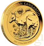 1/10 Unze Goldmünze Australien Känguru 2021