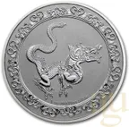1 Unze Silbermünze Niue Celestial Animals - The Yellow Snake 2020