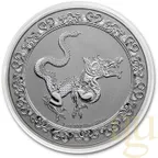 1 Unze Silbermünze Niue Celestial Animals - The Yellow Snake 2020