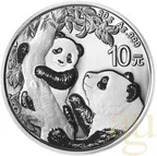 30 Gramm Silbermünze China Panda 2021