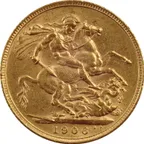 1 Pfund Goldmünze Sovereign Edward VII