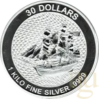 1 Kilogramm Silbermünze Cook Islands Bounty 2020