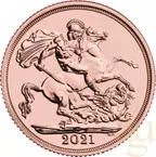 1 Pfund Goldmünze Sovereign Elisabeth 2021