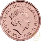 1 Pfund Goldmünze Sovereign Elisabeth 2021