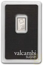 2,5 Gramm Platinbarren Valcambi