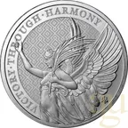 1 Unze Silbermünze St. Helena - The Queen´s Virtues - Victory 2021