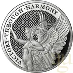 1 Unze Silbermünze St. Helena - The Queen´s Virtues - Victory 2021
