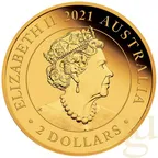 0,5 Gramm Goldmünze Australien Mini Känguru 2021