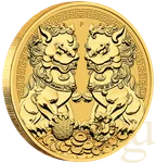 1 Unze Goldmünze Australien Chinese Myths and Legends Double Pixiu 2021