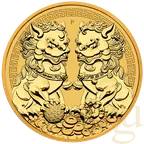 1 Unze Goldmünze Australien Chinese Myths and Legends Double Pixiu 2021