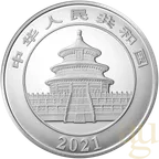 1 Kilogramm Silbermünze China Panda 2021 proof