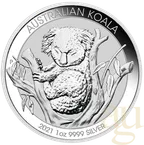 1 Unze Silbermünze Australien Koala 2021