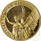 1 Unze Goldmünze St. Helena - The Queen´s Virtues - Victory 2021