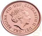 1/2 Pfund Goldmünze Sovereign Elisabeth 2021