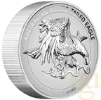 5 Unzen Silbermünze Australien Wedge Tailed Eagle 2021 High Relief - polierte Platte