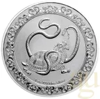1 Unze Silbermünze Niue Celestial Animals - The Black Turtle 2021