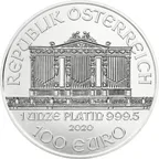 1 Unze Platinmünze Wiener Philharmoniker