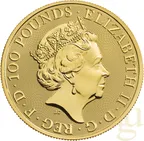 1 Unze Goldmünze Queens Beasts Collection - Completer Coin 2021