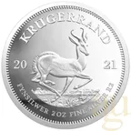 2 Unzen Silbermünze Krügerrand 2021 - polierte Platte