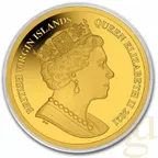 1 Unze Goldmünze British Virgin Islands Flamingo 2021