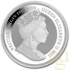 1 Unze Silbermünze British Virgin Islands Flamingo 2021