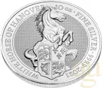 10 Unzen Silbermünze Queens Beasts White Horse 2021