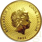 1 Unze Goldmünze Cook Islands Bounty 2021