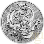 1 Unze Silbermünze Australien Drache 2021