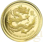 1 Unze Goldmünze Samoa Drache 2024 - polierte Platte